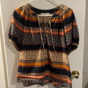 Loft peasant style blouse size Large petite